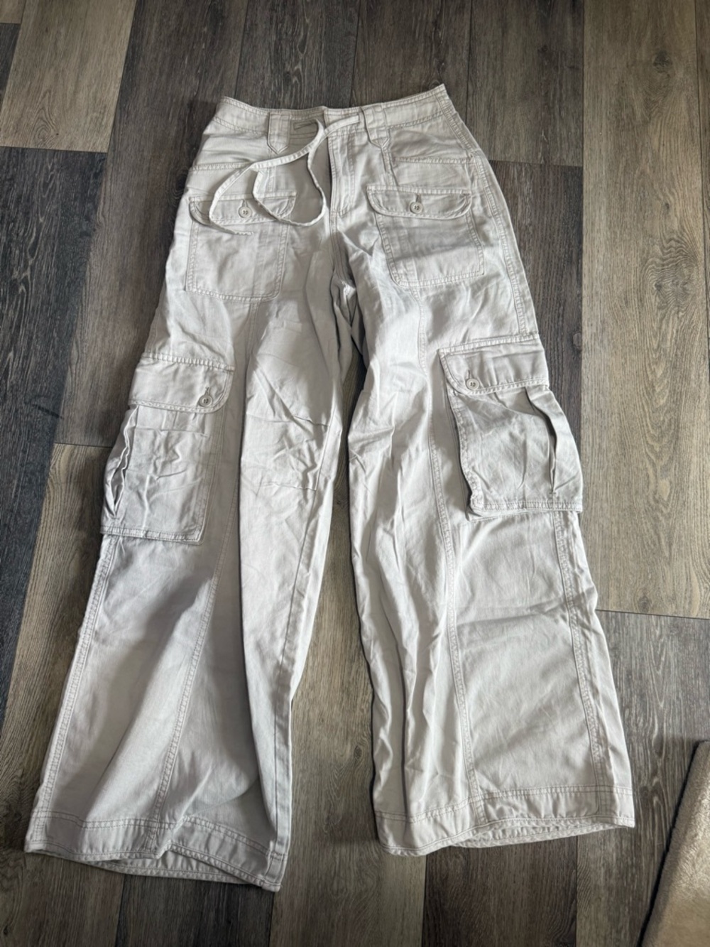 Garage Light Beige Utility Pants